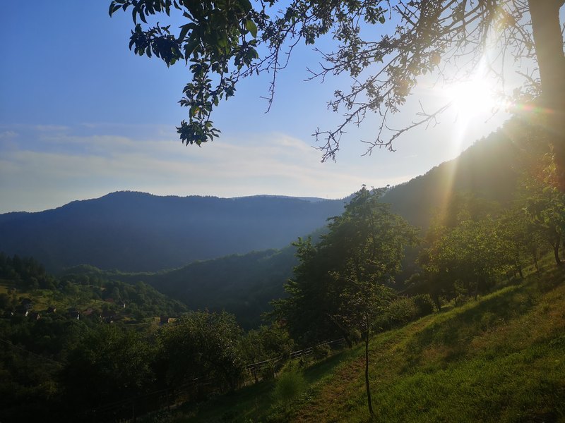 Mijakovići, the valley in late light