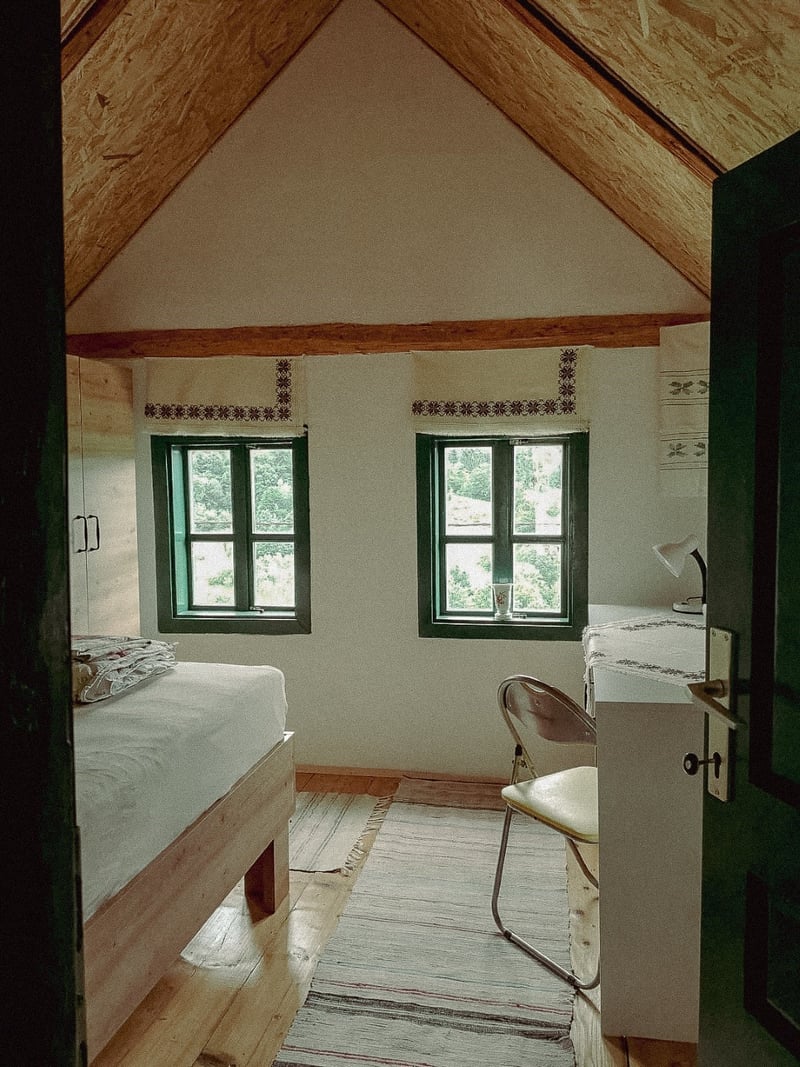 The room