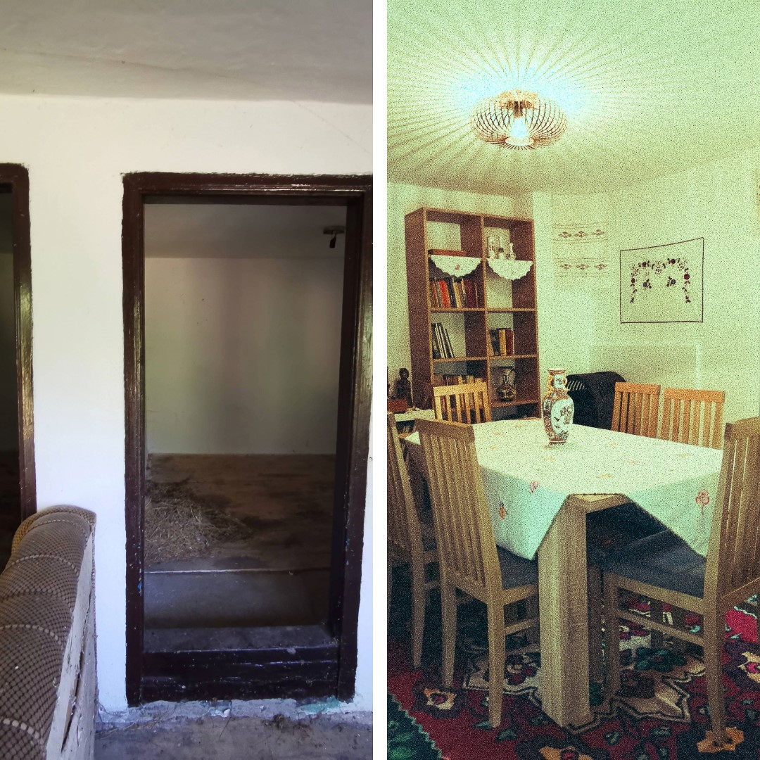 Before and after, restoration