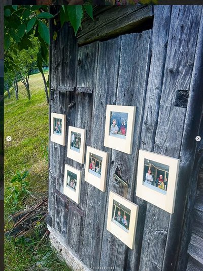 The door, from the yard