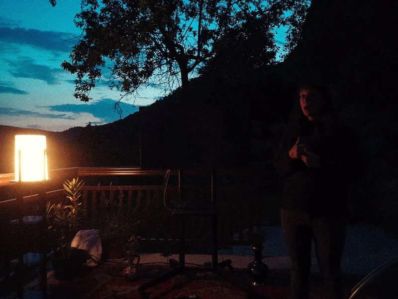 Before the screening, and the film on the terrace · 21 June 2026