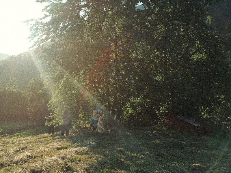 Bobovište, the meadow in late afternoon light