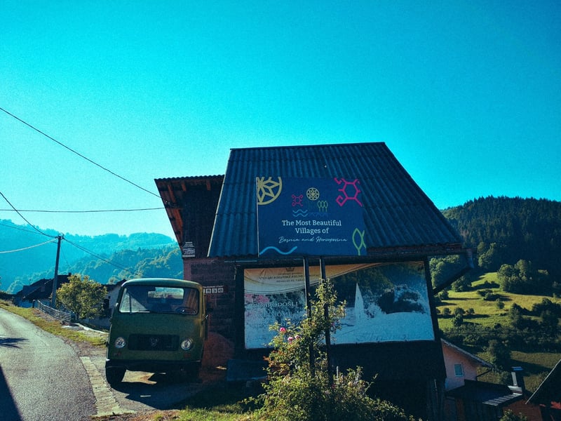 Roadside in Mijakovići, Bosnia and Herzegovina