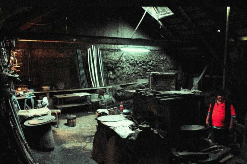 Water-powered forge in Oćevija